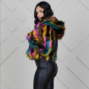 Yolo multi faux fur Jacket